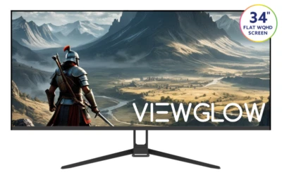 34" Gaming Monitor 3440X1440 LED WQHD 1MS 100HZ 21:9 Ultrawide FLAT by ViewGlow