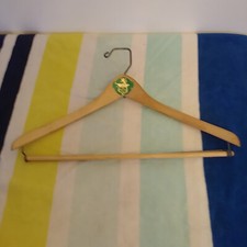 Vintage M  F Wooden Suit Hanger 18" With Trouser Rod