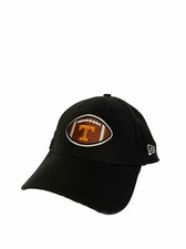 Vintage New Era Tennessee Volunteers Fitted Black Hat Size Medium-Large