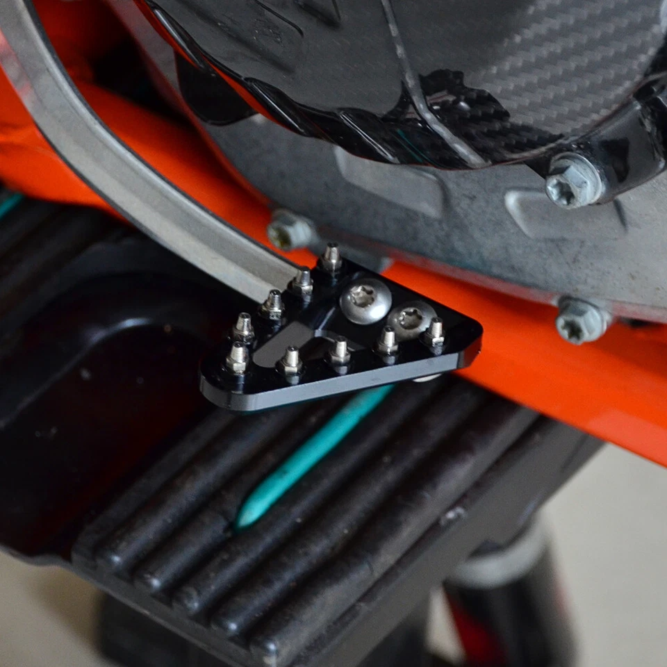 Punta de pedal de freno ancha NICECNC para KTM 125 250-500 XC F XCW SX F EXC F 2017-2023 Foto 2 de 4