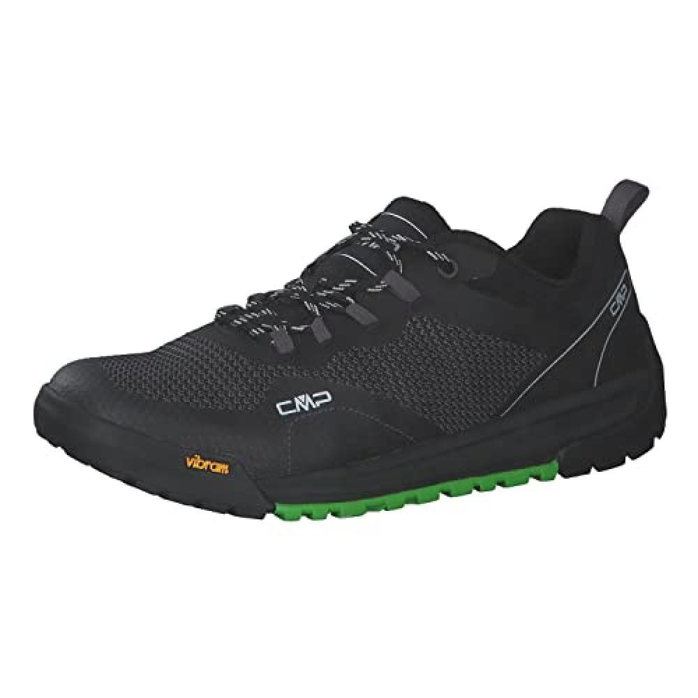 (TG. 46 EU) CMP LOTHAL BIKE SHOES, Scarpe da Mountain Bike Uomo, Titanio-Nero, 4