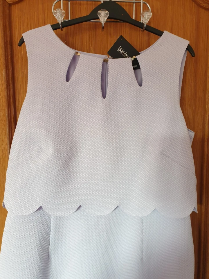 BNWT Holiday CruiseWedding Dress Size16 LilacPastel Mauve colour -Kaleidescope.  - Image 4 of 4