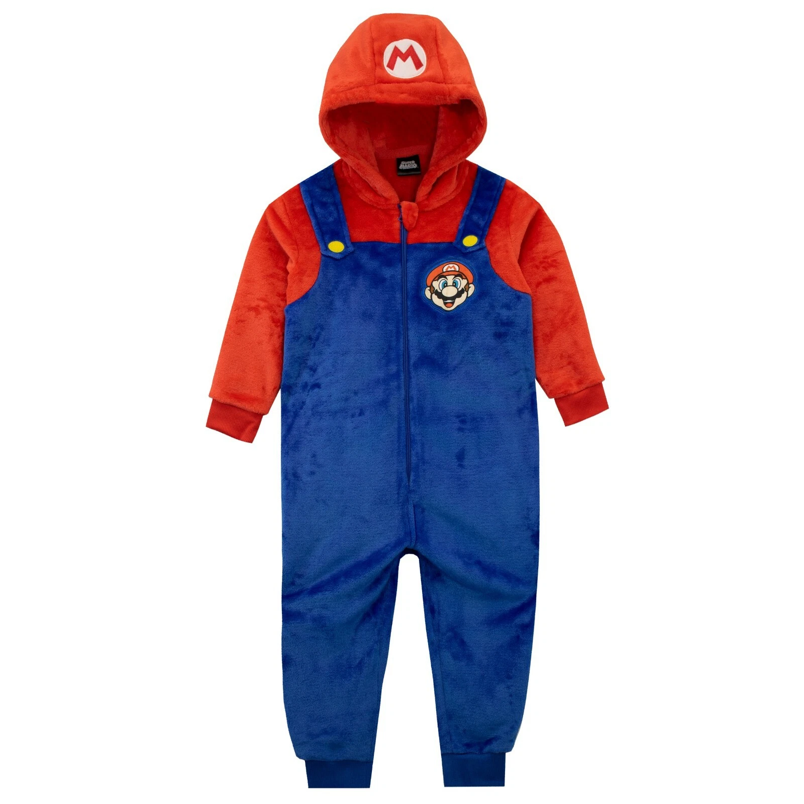 Boys Super Mario All-in-One Pyjama Nintendo Pyjamas PJs Nightwear Kids Clothing
Opens in a new windo