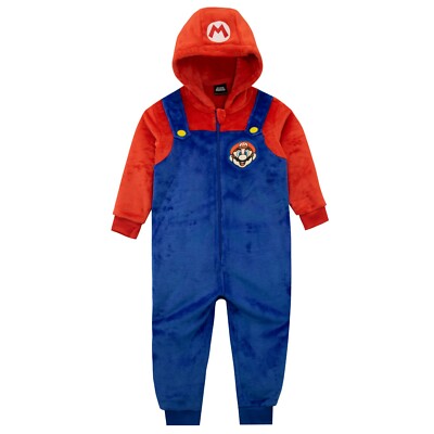 Jungen Super Mario All-in-One Schlafanzug Nintendo Schlafanzug Schlafanzug Nachtwäsche Kinderkleidung
