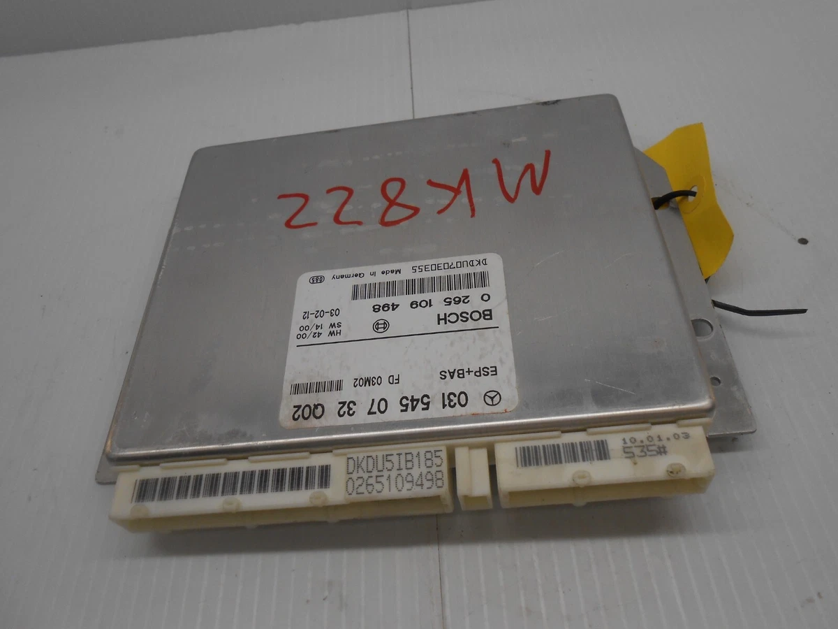 2001 Mercedes CLK320 Bosch Engine Control Module OEM 0315450732 