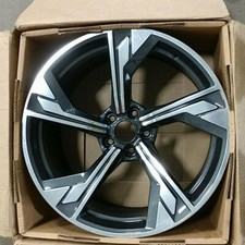 1 Wheel Rim For Audi Rs5 Oem 90 Percent Charcoal Polish