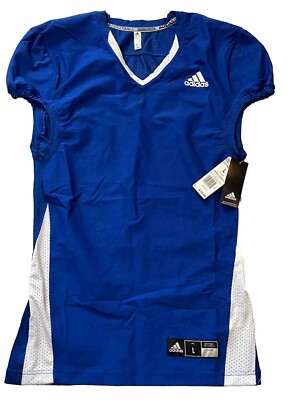 Adidas American Football Practice Jersey Blue Men's Size Large MSRP $95