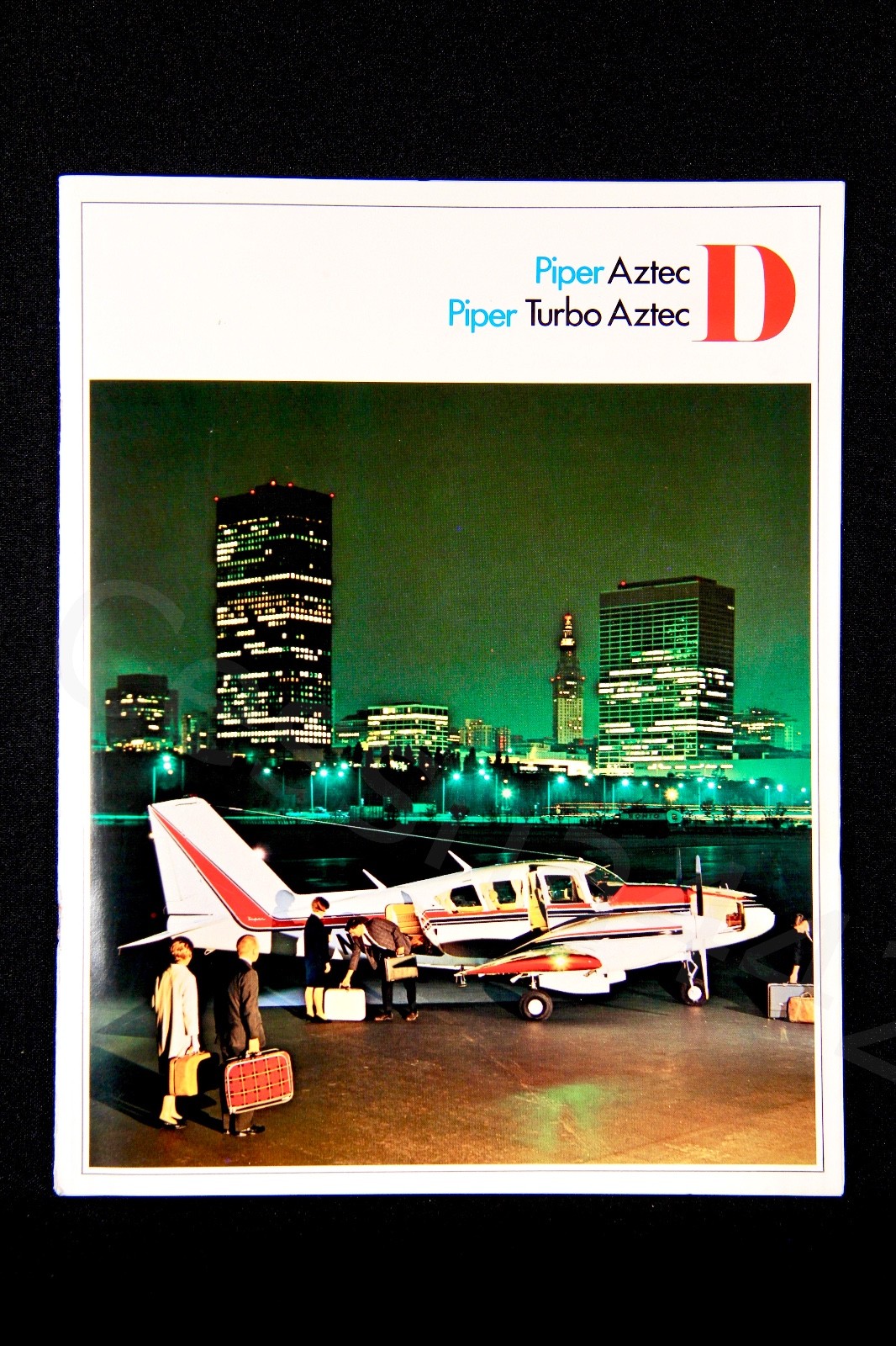 PIPER Vintage AZTEC D Turbo Brochure Color Rare 1968 USA Performer Twin Gift New eBay