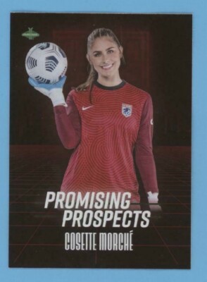 Cosette Morche 2021 Parkside NWSL PROMISING PROSPECTS RED FOIL Rookie #5 REIGN
