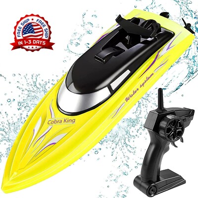 Lancha Bote De A Control Remoto Para Niños Y Grandes Para Lagos Piscinas  Nuevo