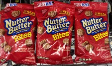 Nabisco Nutter Butter Peanut Butter Sandwich Cookies 3- Pack 3oz Each 
