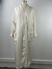 Victoria's Secret Vintage Gold Label Ivory Creamy Plush Robe One Size Lingerie
