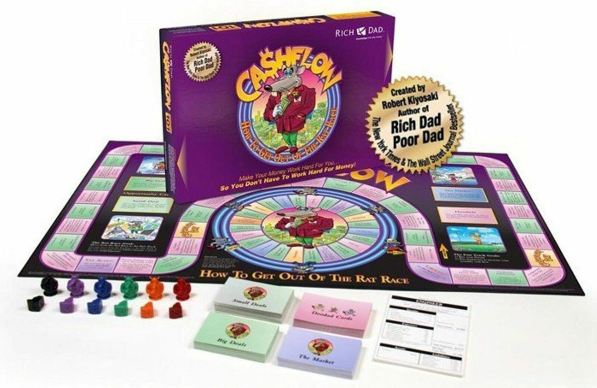 【貴重品】CASHFLOW 101 202 ボードゲーム CDセット Rich Dad Cashflow 101 202 Board Game Robert Kiyosaki Get out of