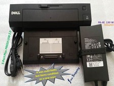 Dell Genuine E-Port Plus PR02X K09A with PA-4E 130 W Adapter.