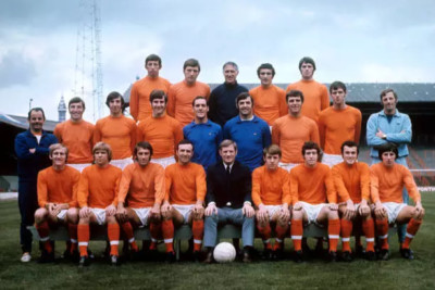 Blackpool Fc Team Group 1970 4x6 Foto 