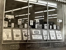 Coca-Cola 1950s Woolworth's Front Window Fishtail Sign Menu Signs Original Photo