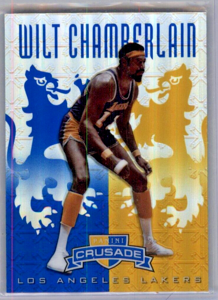 2012-13 Panini Crusade Crusade Blue Wilt Chamberlain #90 LOS ANGELES LAKERS