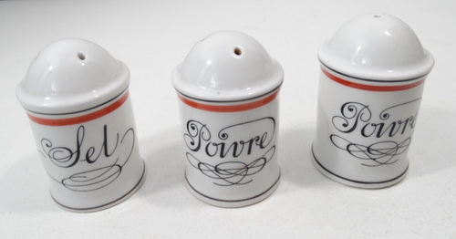 Lot De 2 Poivrières Salières Céramique Avec Figurine Pivotante - Shakers Épices Trous Réglables