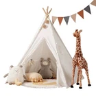 Besrey Kids Play Tent,Toddler Playhouse Tent Indoor Teepee Tent with Lights