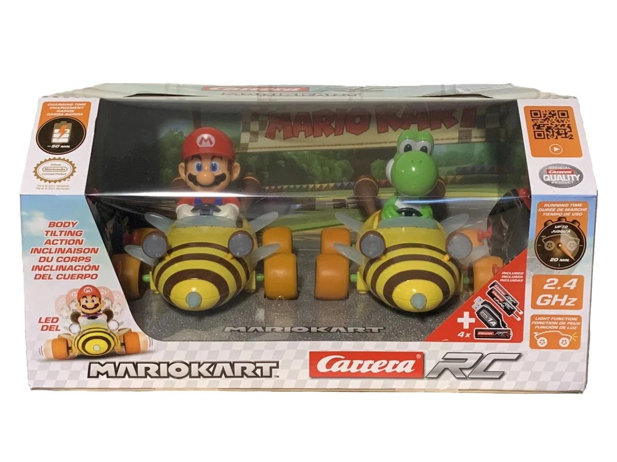 Carrera RC Twin Pack Mario Yoshi 2.4GHz RC Cars New Mario