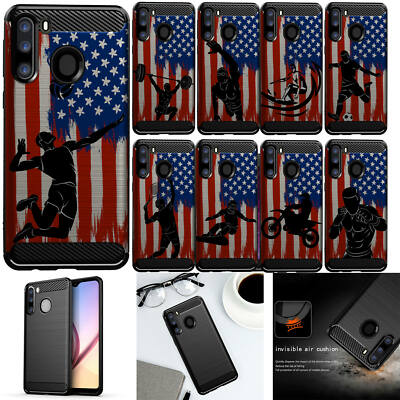 For [Samsung Galaxy A21][Flex TPU Fiber SET14] Unique Matte Case
