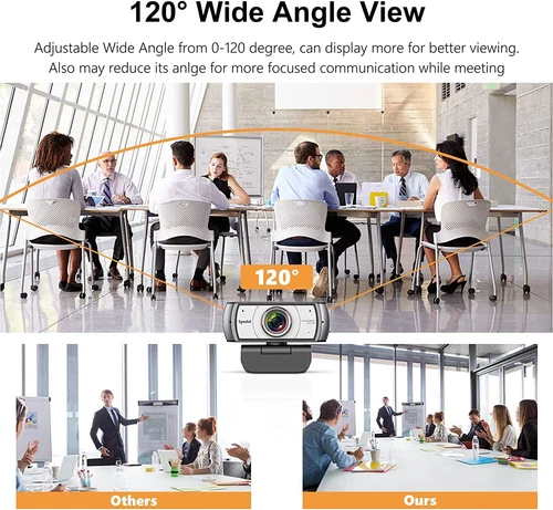 4k/1080p Webcam Streaming with Microphone for Desktop Computer Software USB LOT