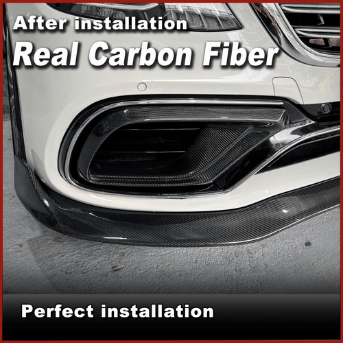 Carbon Frontlippe Frontspoiler Passt Für Mercedes Benz W222 S63 S65 2018-20 - Picture 6 of 13