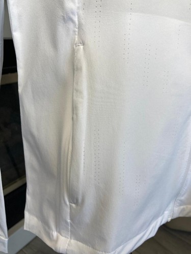 Aleteo Wang White Hooded & Long Sleeved Zip up Jacket UPF 50+ Light Weight Airy! - Picture 5 of 9