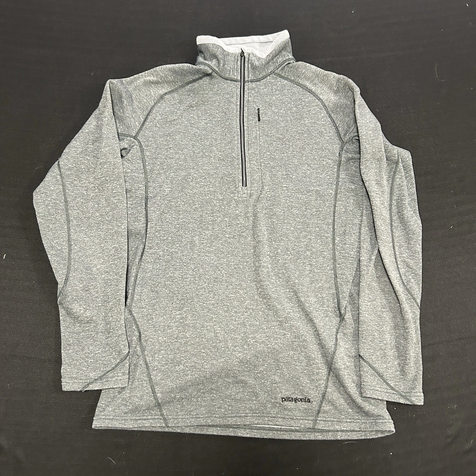 Patagonia Capilene Midweight 1/4 Zip Pullover Gray Men’s Small Base Layer