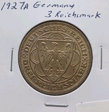 1927 A Germany 3 Reichsmark WC4