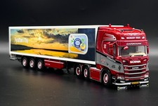 Scania R highline 6x2 reefer trailer Christensen Sonner WSI truck models 1:50