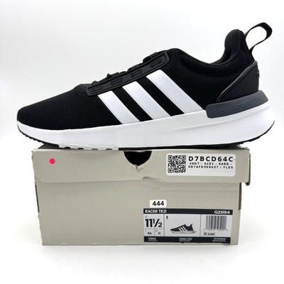 adidas Racer TR21 Running Sneaker Black with White GZ8184 Men s Size 11.5 - NEW