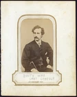 Antique John Wilkes Booth Portrait CDV Lincoln Assassination Memorabilia