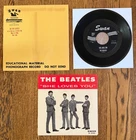 The Beatles 45 RPM She Loves You SWAN 4152 Picture Sleeve with RARE promo MAILER
