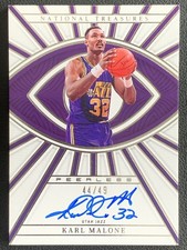 Karl Malone 2022-23 Panini National Treasures Peerless Auto /49 #PLS-KML