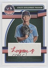2023 Panini USA Baseball Stars & Stripes Logan Pascarella (Red Ink) Auto 0j35