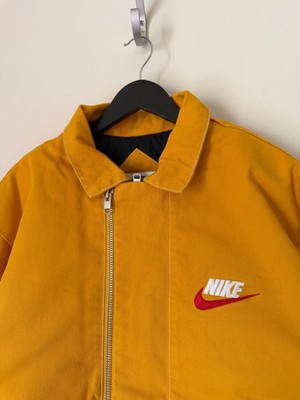 Supreme x Nike Double Zip Work Jacket - Size Medium - Yellow
