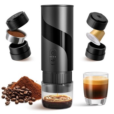 2 in 1 Tragbare Elektrische Kaffeemaschine Keine Selbstheizung 20 Bar Tragbar Espresso