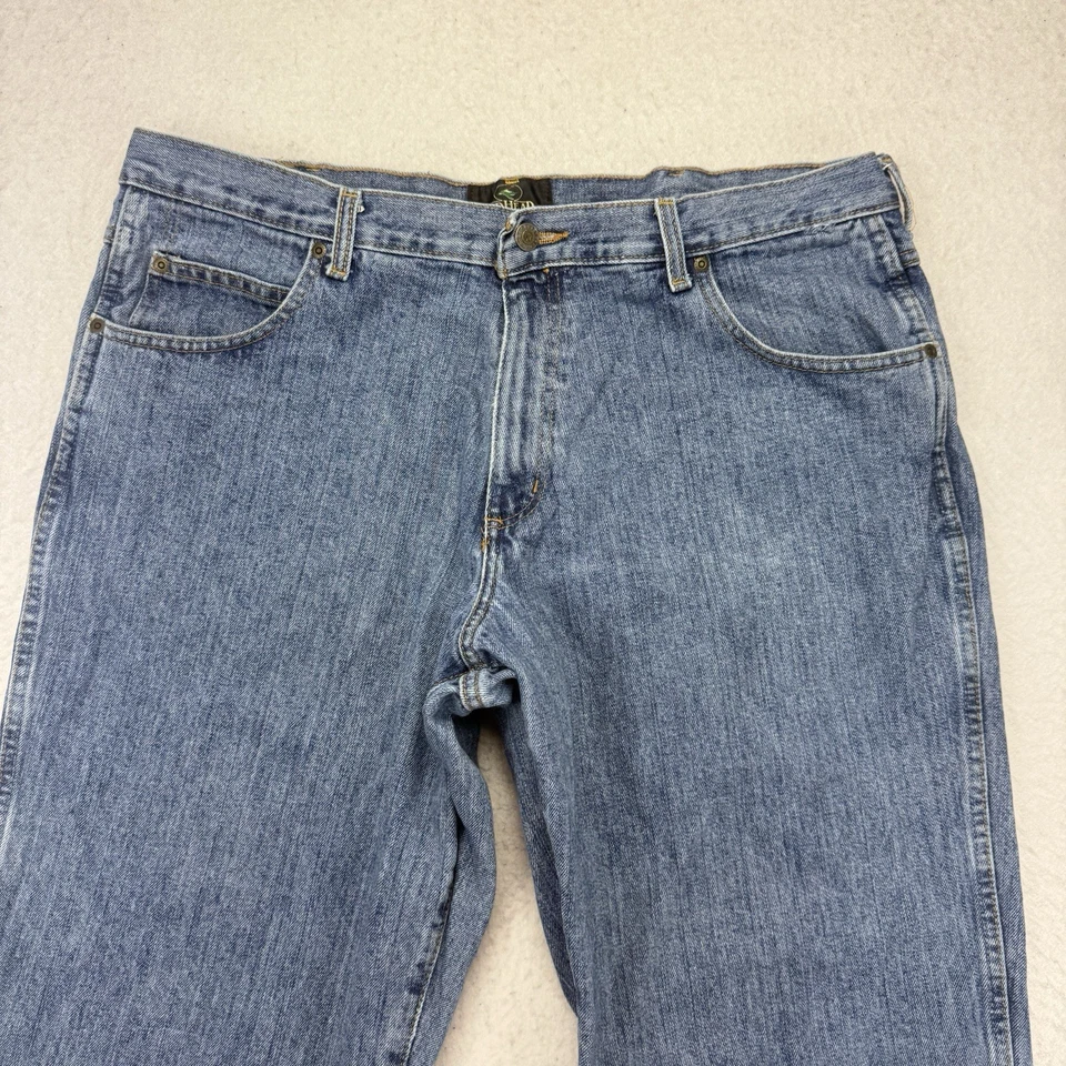 RedHead Jeans Mens 38 X 32 Blue Denim Relaxed Straight Leg Mid Rise Outdoors - Image 3 of 4