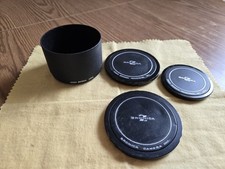 ZENZA BRONICA GENUINE LENS HOOD AND 3 LENS CAPS JAPAN S S2 S2A ETRS Z C