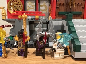 LEGO 70728 BATTLE FOR NINJAGO CITY 98% COMPLETE PLUS RARE JAY :READ DESCRIPTION