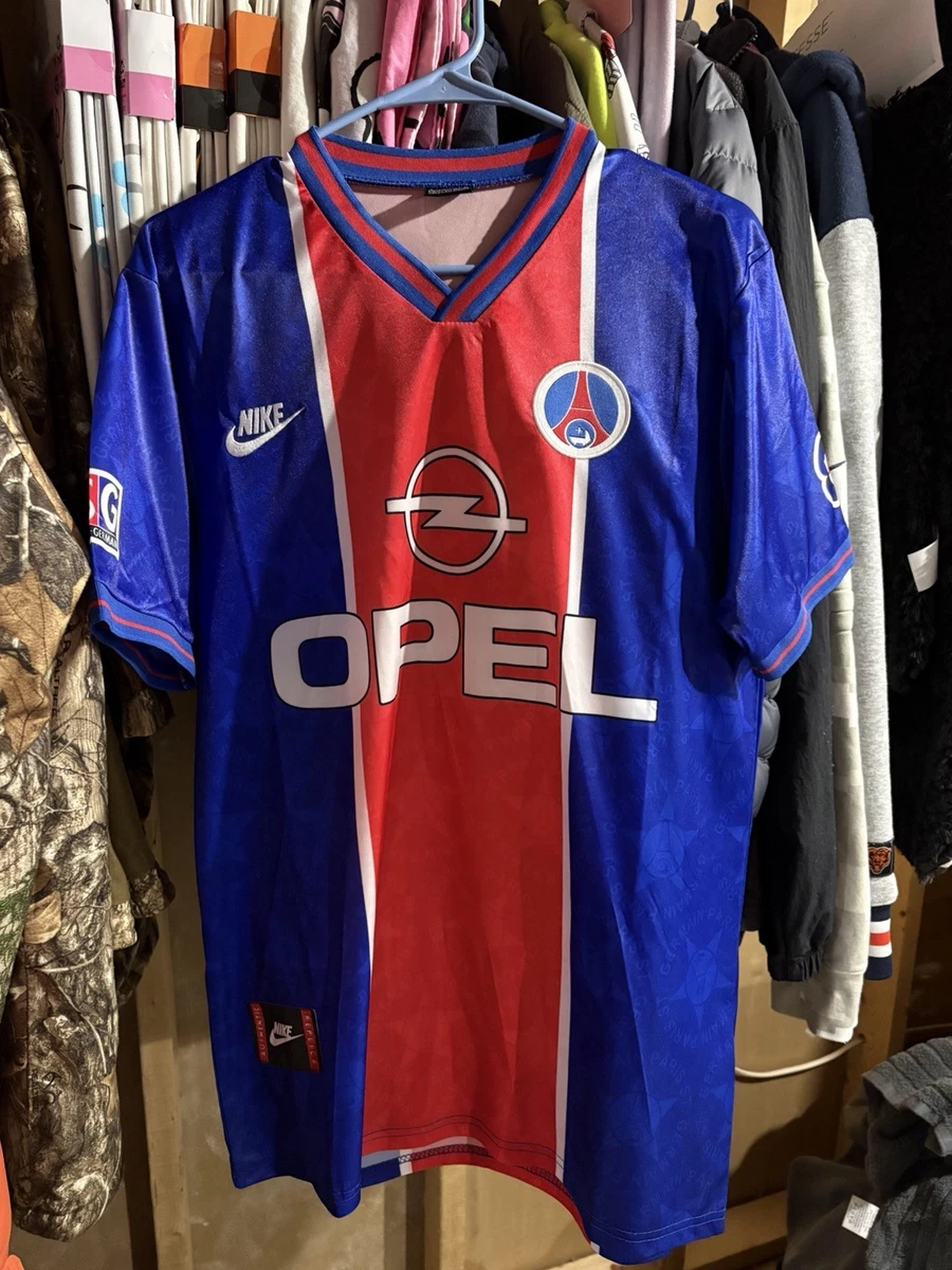 MAILLOT PSG VINTAGE extérieur 95/96 dédicacé par Reinaldo taille M EUR 60,00 - FR
