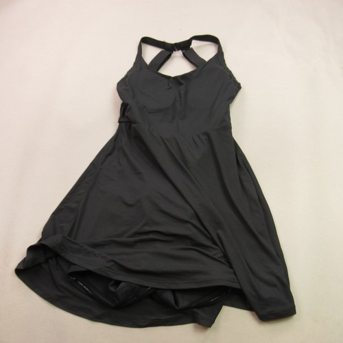CVG Women's Small Black Athletic Skort Dress Criss Cross Back Built-in Shorts