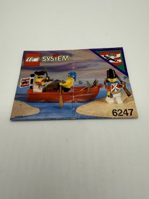 Lego  6247 nur Bauanleitung Bounty Boat gelocht Piraten Pirates