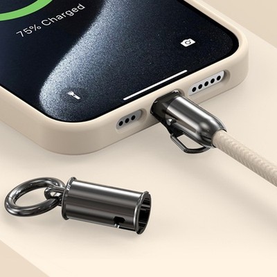 Braide Type C Cable Keychain Attachment PD27W Power Delivery 480Mbps Data Speed