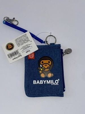 BAPE Baby Milo Denim Wallet 100% Authentic * A Bathing Ape