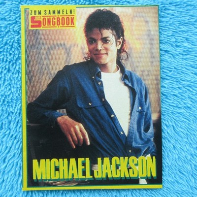 MICHAEL JACKSON Song Book ''Man in the Mirror'' BRAVO Sammler 80er
