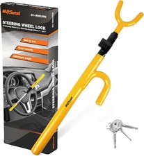 Steering Wheel Lock Anti-Theft Car Device, Universal Wheel Lock for Car, Visible