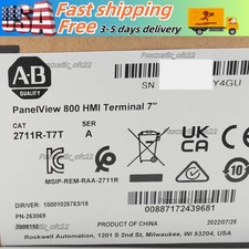 Allen-Bradley 2711R-T7T PANELVIEW 800 HMI TERMINAL US Stock Sealed US Free Tax