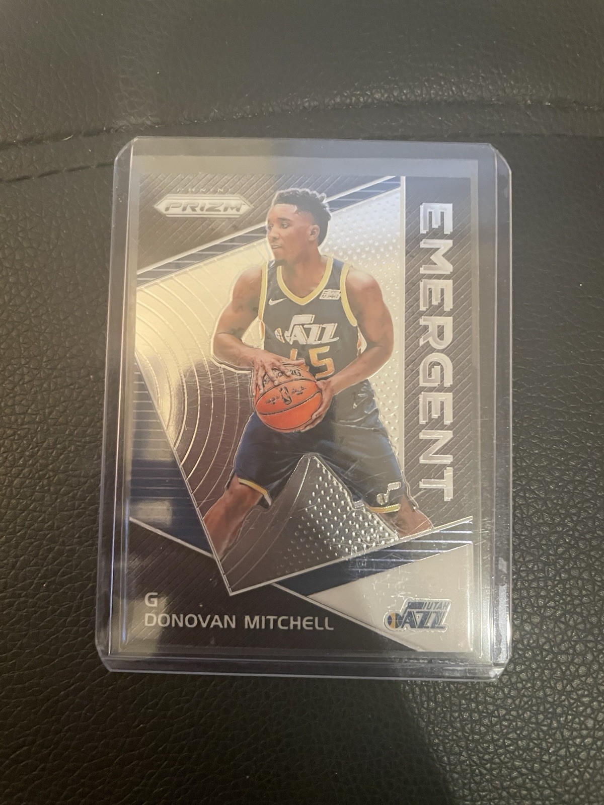 2017-18 Panini Prizm - Emergent Donovan Mitchell #EM-DON Silver Prizm (RC)